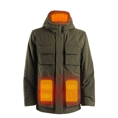Giubbotto riscaldatore per uomo Abbigliamento riscaldato su misura Softshell elettrico Indumento da lavoro invernale impermeabile