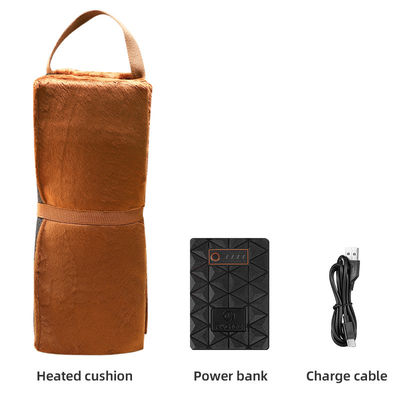 USB Ricaricabile cuscino sedile riscaldato 5V massaggio riscaldato sedile per sport invernali all'aperto