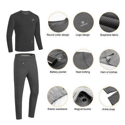 Manteni caldo il pigiama Set invernale riscaldamento Calda biancheria intima Set riscaldato Long Johns