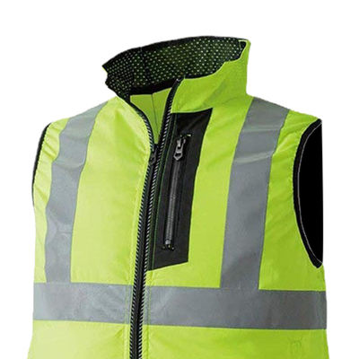 Fan di raffreddamento ciao Vis Shirts della maglia del fan riflettente fluorescente doppio