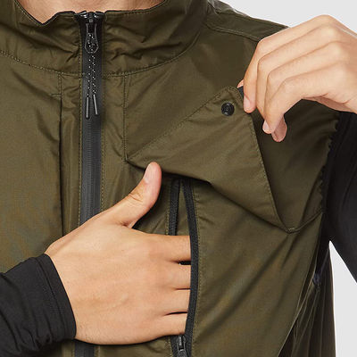 Abbigliamento di raffreddamento del condizionamento d'aria di Sunproof USB della maglia del fan della protezione solare