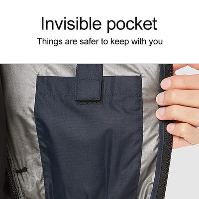 Rivestimento di raffreddamento del condizionamento d'aria del fan nero dell'abbigliamento sotto il poliestere 100% del caldo