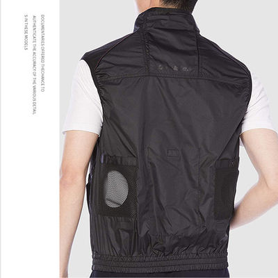 Maglia di raffreddamento di estate con il raffreddamento a aria Gilet di fan di 2 5V USB con i fan