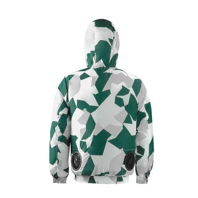 Cappotto condizionato aria del poliestere del condizionatore d'aria della maglietta del fan di ROHS