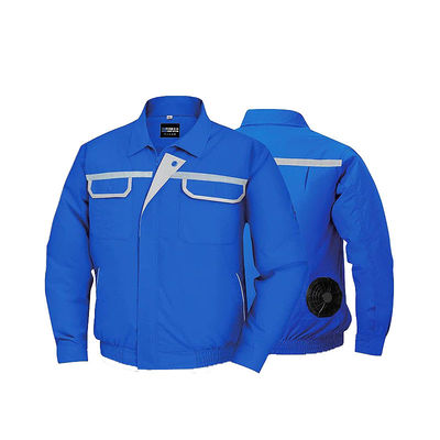 I blu navy leggeri unisex del cappotto del condizionamento d'aria hanno personalizzato