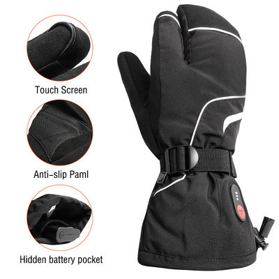 7.4V Ski Gloves Battery Operated Gloves riscaldato elettrico ricaricabile per caccia all'aperto di inverno