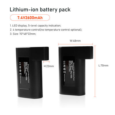 pacchetto della batteria di 7.4V 2S1P per l'accessorio elettrico riscaldato dei vestiti dei guanti 2600mah