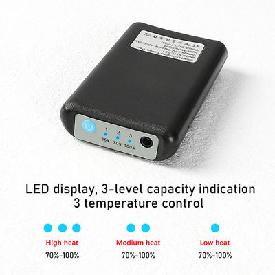 Grigio 4000mAh Batteria Riscaldata Calze Tre Temp. Calze a compressione riscaldate Gears