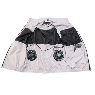 Gray Black Cooling Fan Vest leggero S/M/L/XL/XXL/XXXL Optinal con la batteria 6700mAh