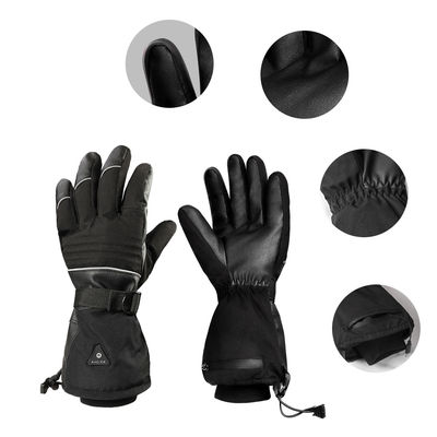 FCC Guanti riscaldati ricaricabili per motociclisti Manette elettriche per il riscaldamento in inverno