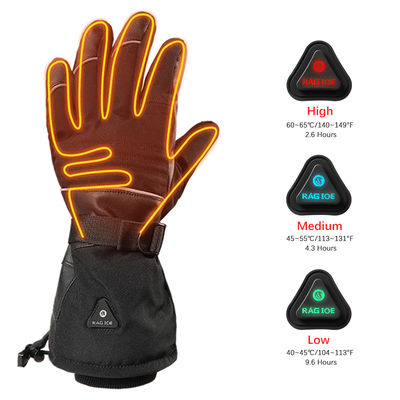 FCC Guanti riscaldati ricaricabili per motociclisti Manette elettriche per il riscaldamento in inverno