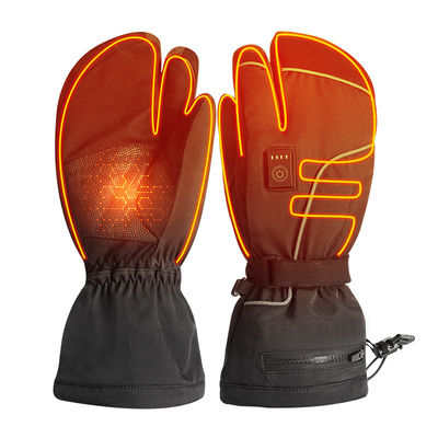 Guanti riscaldati a pile ricaricabili pattinanti 7.2V Ski Mittens riscaldato termico elettrico di inverno per le donne degli uomini