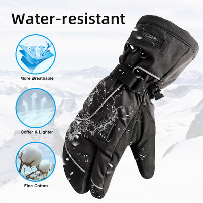 Guanti riscaldati a pile ricaricabili pattinanti 7.2V Ski Mittens riscaldato termico elettrico di inverno per le donne degli uomini