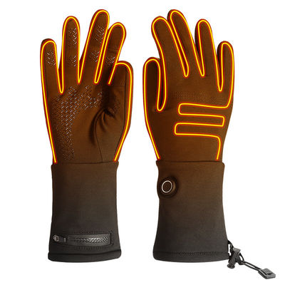 Guanti a pile rampicanti all'aperto riscaldati termici elettrici dei guanti di inverno di stile sottile con tre regolazioni di calore