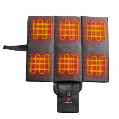 Multifunzionale pieghevole cuscino di sedile riscaldato ricaricabile pad di sedile riscaldato 3 impostazioni di temperatura con porta USB