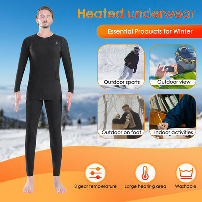 Manteni caldo il pigiama Set invernale riscaldamento Calda biancheria intima Set riscaldato Long Johns