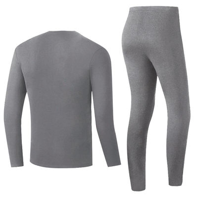 T-shirt a manica lunga calda biancheria intima termica telecomando wireless batteria alimentata