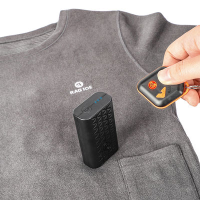 T-shirt a manica lunga calda biancheria intima termica telecomando wireless batteria alimentata