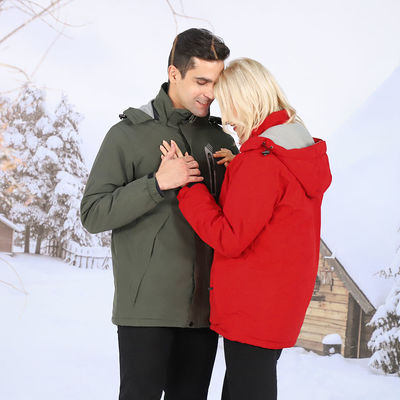 Inverno giacca a batteria abbigliamento caldo abbigliamento caldo abbigliamento elettrico caldo giacca con cappuccio