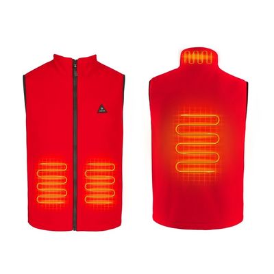 Abbigliamento riscaldato elettrico personalizzato per unisex con batteria ricaricabile giubbotto di riscaldamento in lana senza maniche
