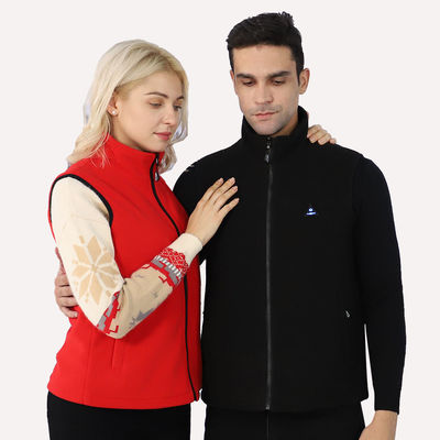 Abbigliamento riscaldato elettrico personalizzato per unisex con batteria ricaricabile giubbotto di riscaldamento in lana senza maniche