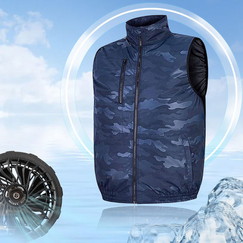 Dell'esercito fresco di 5 indumento protettivo a raffreddamento blu maglie di estate di XL di volt per caldo