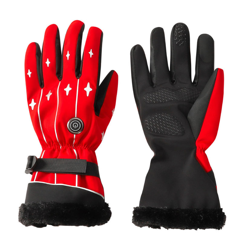tessuto del Lycra Ski Mittens Heated Ski Gloves delle donne riscaldate batteria ricaricabile di 3.7V per gli sport all'aperto di inverno